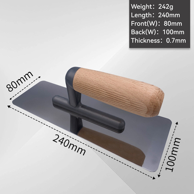 목재 손잡이와 0.7mm 블레이드 두께와 함께 전문 탄소 강철 합판 트롤