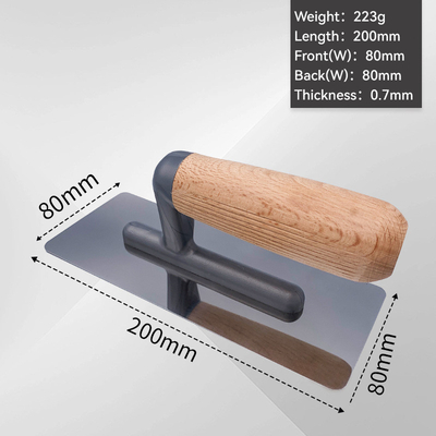 0.7mm 두꺼운 둥근 스투코 부드러운 트롤로 부드럽고 균일한 플래스터링 결과