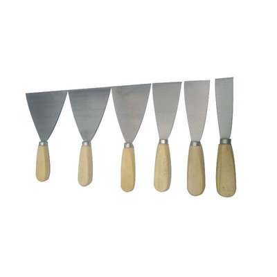 DIY 등급 스테인리스 스틸 블레이드 로즈 목재 손잡이 스크래퍼 빌딩 장식 도구