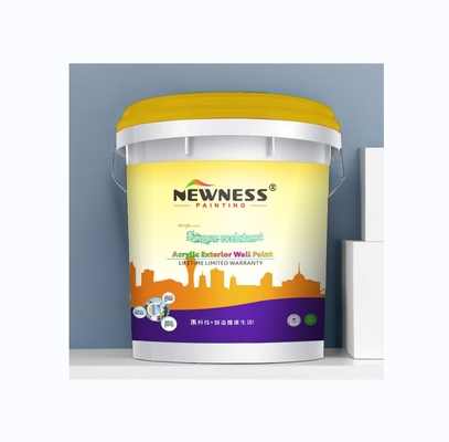 20KG/BUCKET 먼지 퇴출성 세척 가능한 아크릴 외관 거친 벽 페인트 CAS 번호 9003-01-4