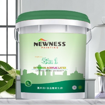 건강한 실내 에뮬션 매트 페인트 20KG / BUCKET 부피와 상태 액체 코팅
