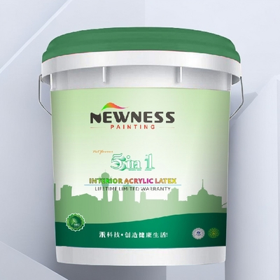 건강한 실내 에뮬션 매트 페인트 20KG / BUCKET 부피와 상태 액체 코팅