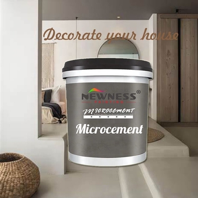 높은 접착성 마이크로 시멘트 페인트 20KG/BUCKET 방수 질감 마감 코팅 페인트