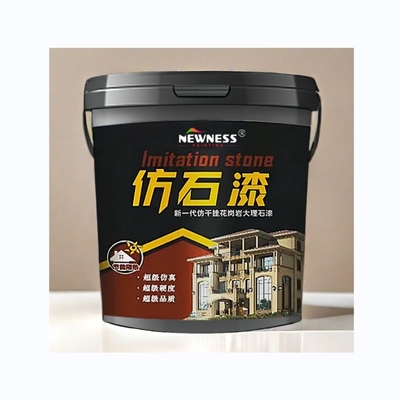 물 기반의 대리석 질감 돌 코팅 아크릴 페인트로 외관 벽을 새롭게
