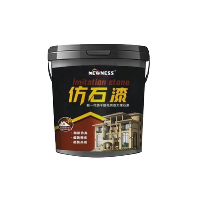 물 기반 액체 코팅 건물 코팅 외면 대리석 질감 돌 벽 페인트