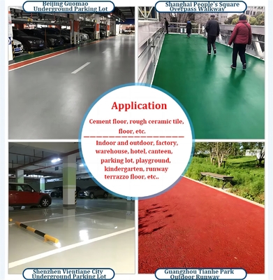 Foshan NEWSESS 에포시스 자평화 바닥 페인트 CAS 24969-06-0 두꺼운 필름 두께