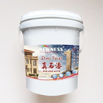외관 벽 페인트 가짜 돌 질감 모방 및 아크릴 돌 코팅