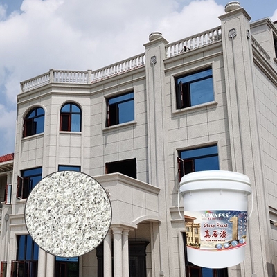 외관 벽 페인트 가짜 돌 질감 모방 및 아크릴 돌 코팅