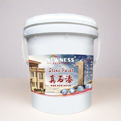 20KG/BUCKET 천연 돌 텍스처 페인트 외벽 페인트를 위한 높은 접착성 코팅