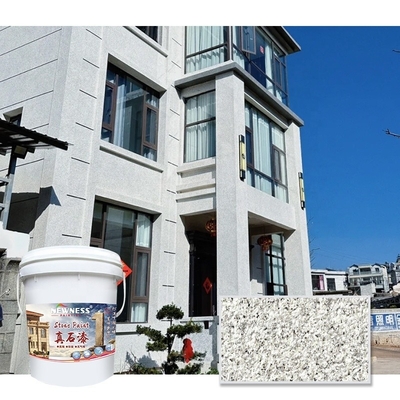 20KG/BUCKET 천연 돌 텍스처 페인트 외벽 페인트를 위한 높은 접착성 코팅