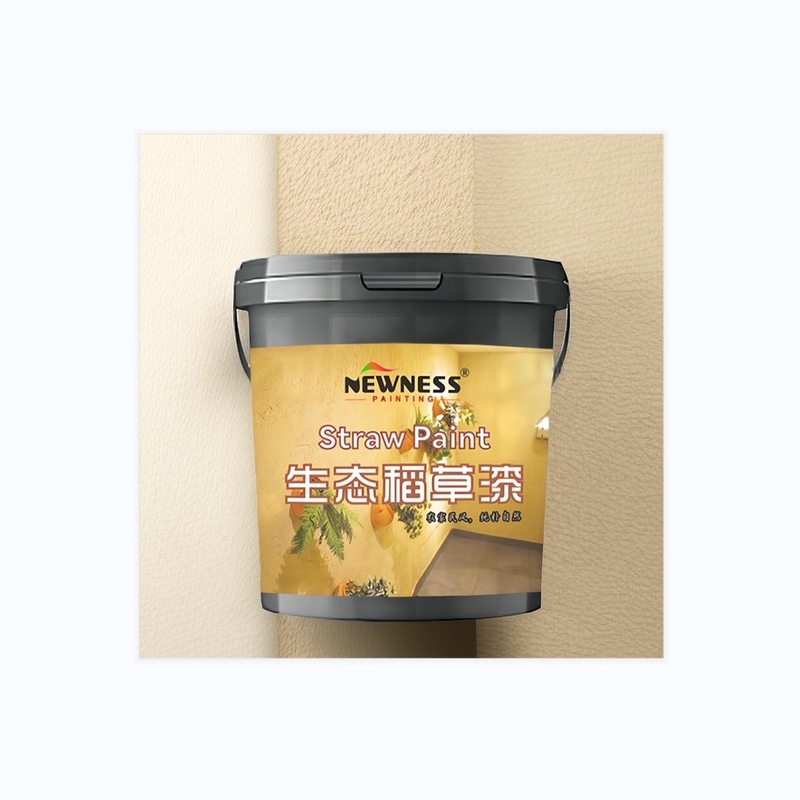 브러시 응용 아크릴 쌀 빨대 진흙 공장에서 친환경적인 빨대 페인트