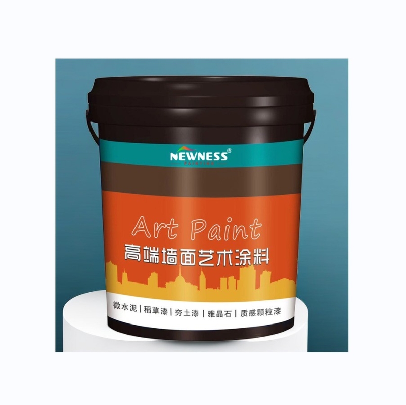 20KG/BUCKET 물 기반 액체 다채로운 아크릴 내부 에뮬션 라텍스 스프레이 벽 페인트