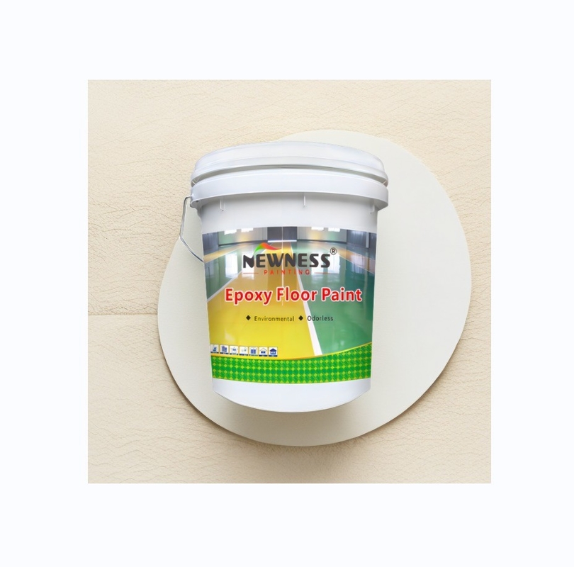 시멘트 바닥에 부드러운 붓 / 페인팅 적용을 위해 아크릴 고무 바닥 페인트