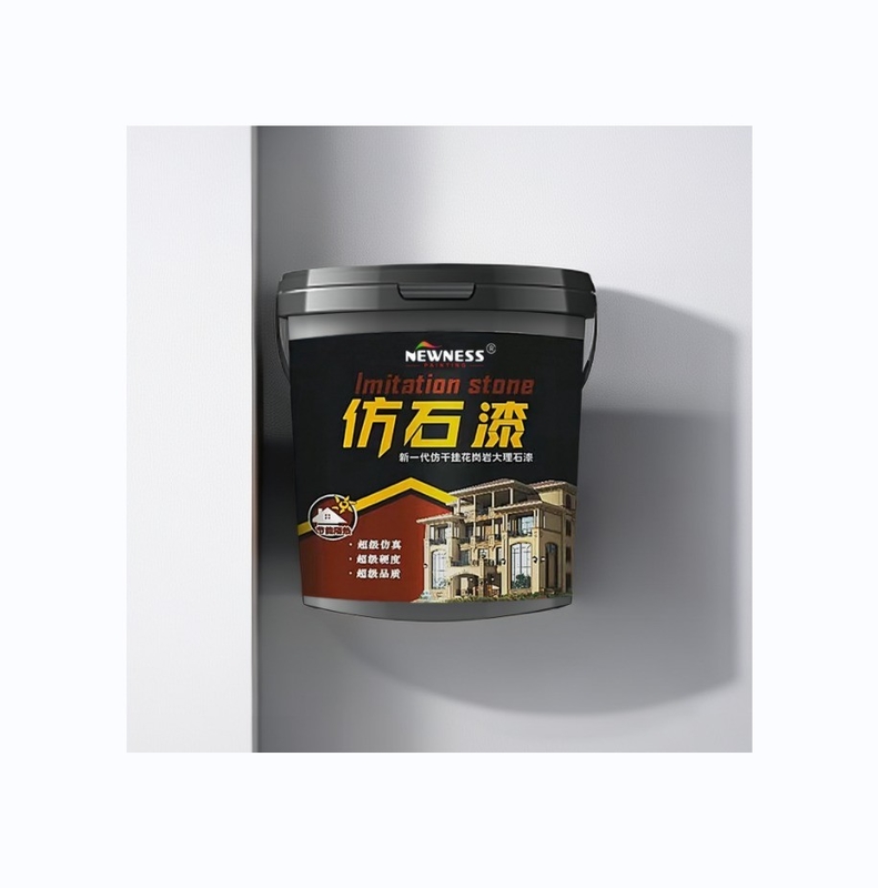 20KG/BUCKET 물 기반 아크릴 스프레이 페인트 외관 초석 벽 경쟁 OEM