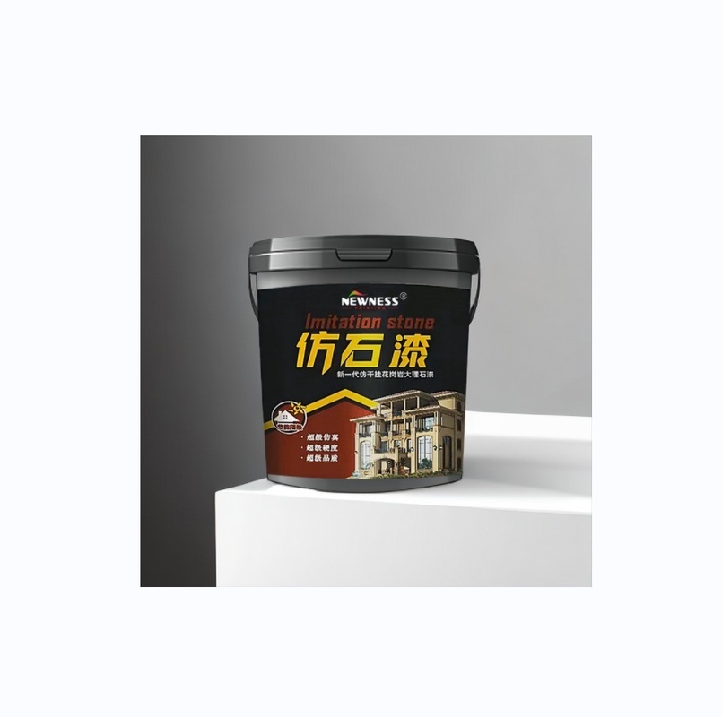 스프레이 응용 방법 외부 벽 점 천연 돌 페인트 집 및 내구성