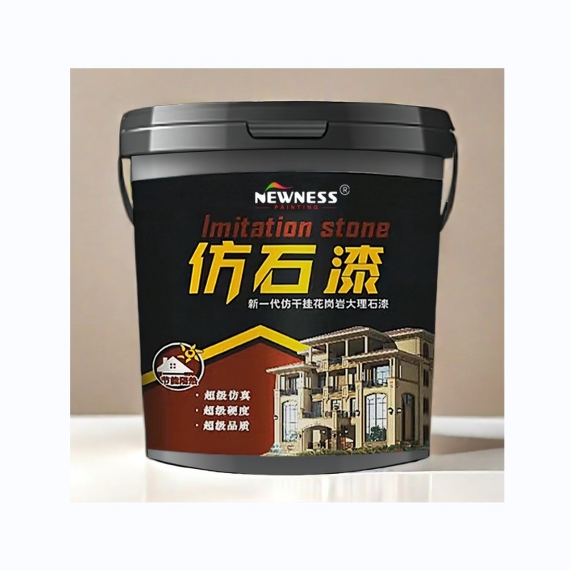 물 기반의 대리석 질감 돌 코팅 아크릴 페인트로 외관 벽을 새롭게