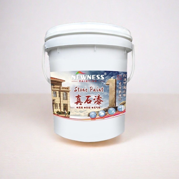 돌 효과 외부 벽 페인트 이론적 페인트 소비 0.25-0.35m2/KG